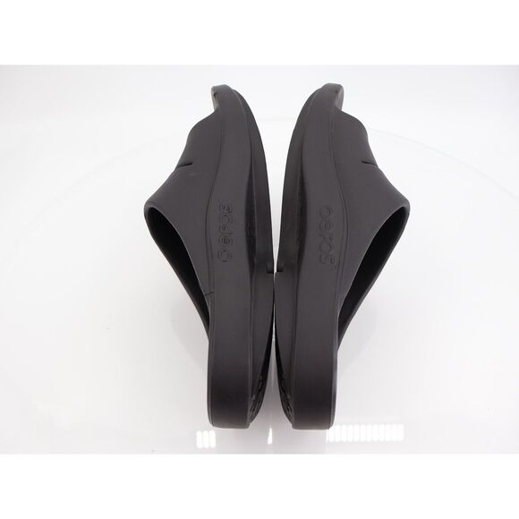 Oofos Men's OOahh Sandal Size 8 Recovery Sport Slide Stress Relief Black NEW - Picture 7 of 10